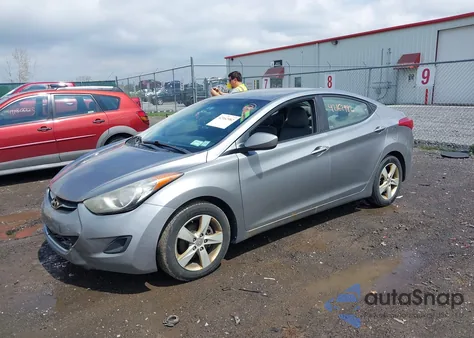 2011 Hyundai Elantra Gls Pzev from USA, damaged, VIN KMHDH4AE5BU131654